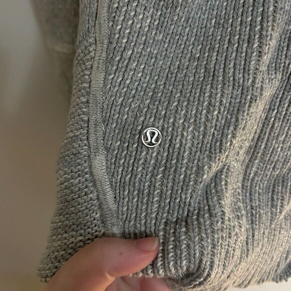 Lululemon Cardigan Vestigan Heathered Medium Grey / Heathered Angel Wing - Picture 10 of 11